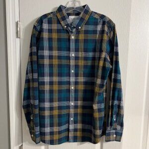 Goodfellow & Co Men's Long Sleeve Slim Fit Button Down Dress Shirt Medium